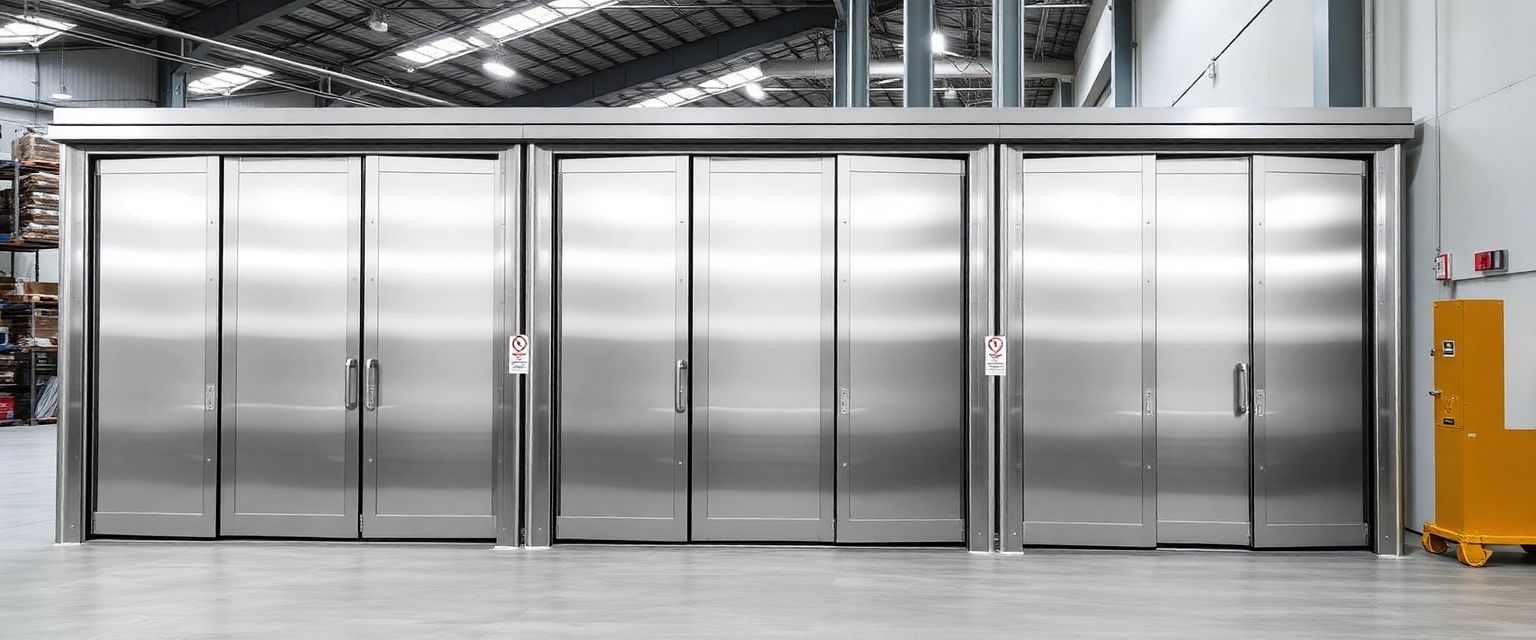 Puertas Abatibles De Acero Inoxidable